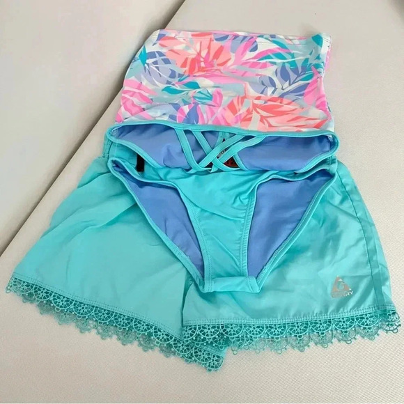 Gerry 3-Piece Tankini & Shorts Swimsuit Set Size M (10/12) UPF Protection - Picture 5 of 10